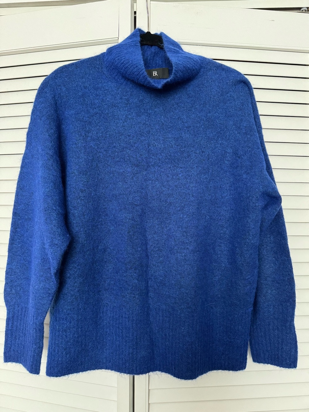 Banana Republic Cobalt Blue Turtleneck Mock Neck Sweater S
